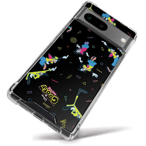 Disney Goofy Movie Pattern Google Pixel 8 Clear Case
